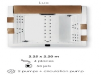 SPA басейн Portcril Lux